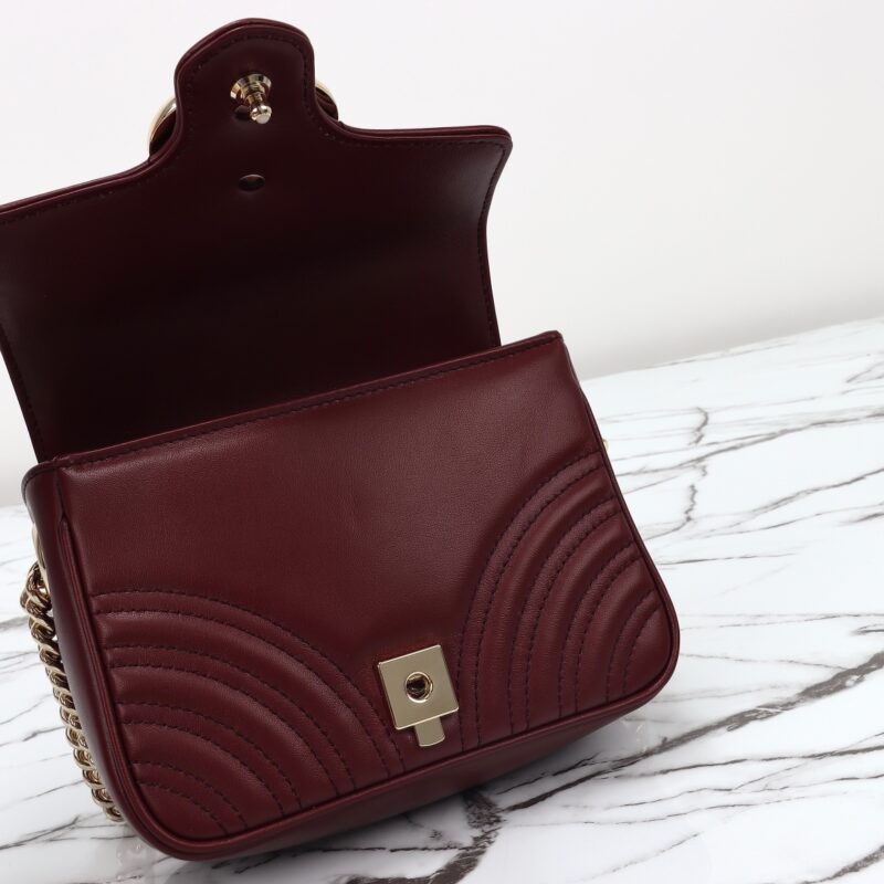 Replica Gucci Marmont Mini Top Handle Bordeaux 8 Replica Gucci Marmont Mini Top Handle Bordeaux - authentic-look luxury purse replica