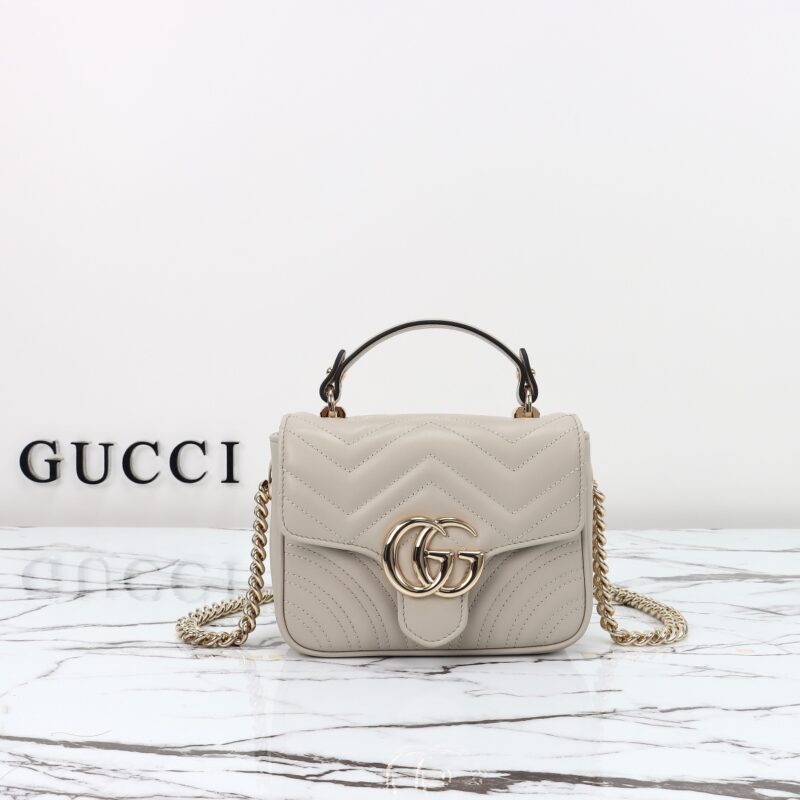 Replica Gucci Marmont Mini Top Handle Beige 4 Replica Gucci Marmont Mini Top Handle Beige - elite superclone designer purse