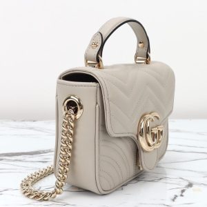 Replica Gucci Marmont Mini Top Handle Beige 6 Replica Gucci Marmont Mini Top Handle Beige - elite superclone designer purse