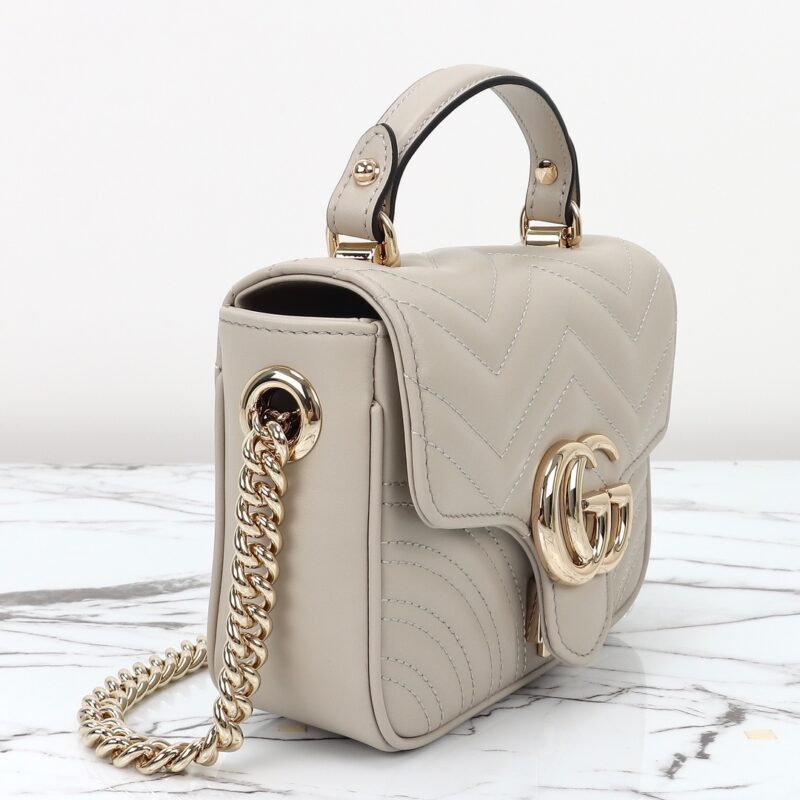 Replica Gucci Marmont Mini Top Handle Beige 6 Replica Gucci Marmont Mini Top Handle Beige - elite superclone designer purse