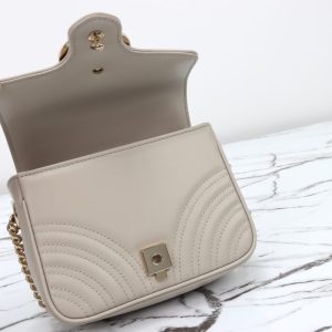 Replica Gucci Marmont Mini Top Handle Beige 2 Replica Gucci Marmont Mini Top Handle Beige - top-rated replica designer bag