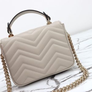 Replica Gucci Marmont Mini Top Handle Beige 8 Replica Gucci Marmont Mini Top Handle Beige - top-rated replica designer bag