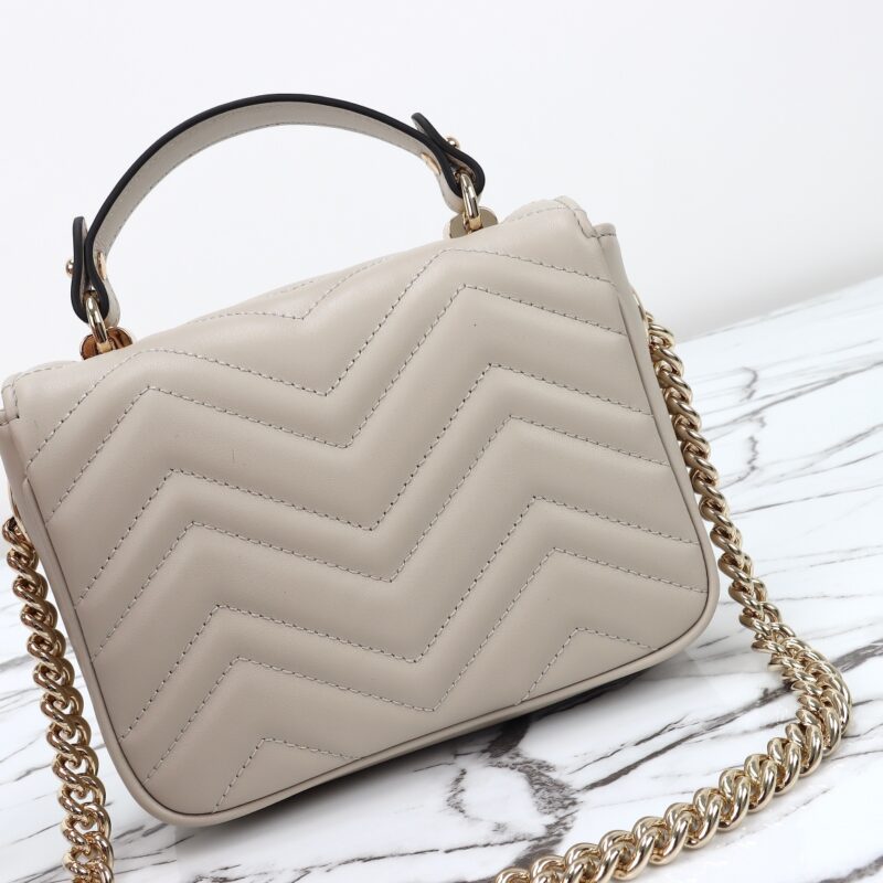 Replica Gucci Marmont Mini Top Handle Beige 8 Replica Gucci Marmont Mini Top Handle Beige - top-rated replica designer bag