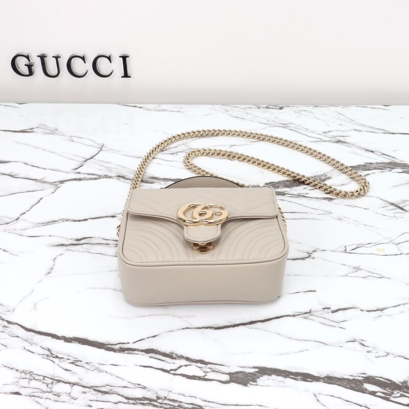Replica Gucci Marmont Mini Top Handle Beige 10 Replica Gucci Marmont Mini Top Handle Beige - best quality luxury bag dupe