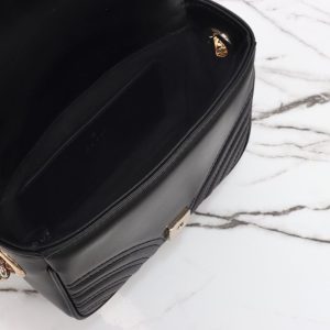 Replica Gucci Marmont Mini Top Handle Black 3 Replica Gucci Marmont Mini Top Handle Black - high-quality designer bag clone