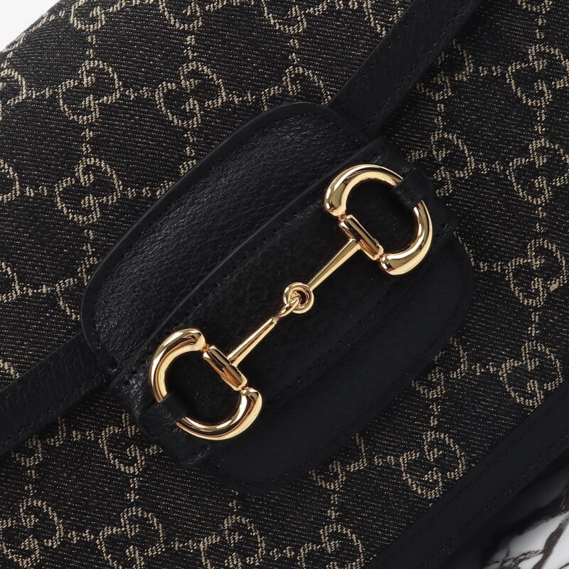 Replica Gucci G 1955 Horsebit Black Denim 11 Replica Gucci G 1955 Horsebit Black Denim - top-rated replica designer bag