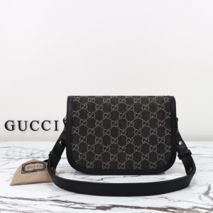 Replica Gucci G 1955 Horsebit Black Denim 2 Replica Gucci G 1955 Horsebit Black Denim - ultra-realistic fake designer tote