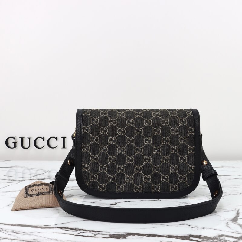 Replica Gucci G 1955 Horsebit Black Denim 2 Replica Gucci G 1955 Horsebit Black Denim - ultra-realistic fake designer tote