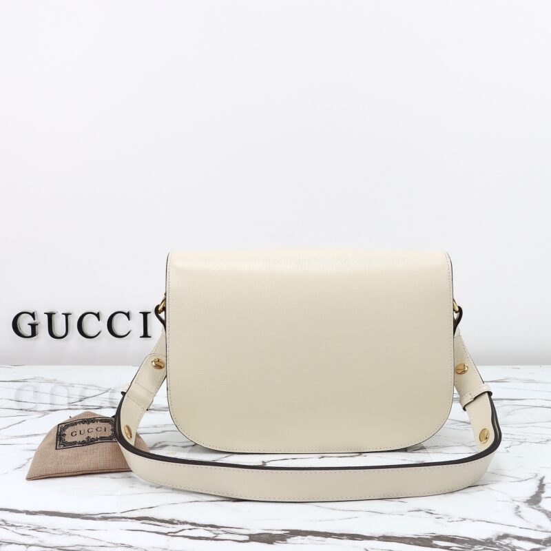 Replica Gucci G 1955 Horsebit White 6 Replica Gucci G 1955 Horsebit White - realistic designer-inspired fake bag