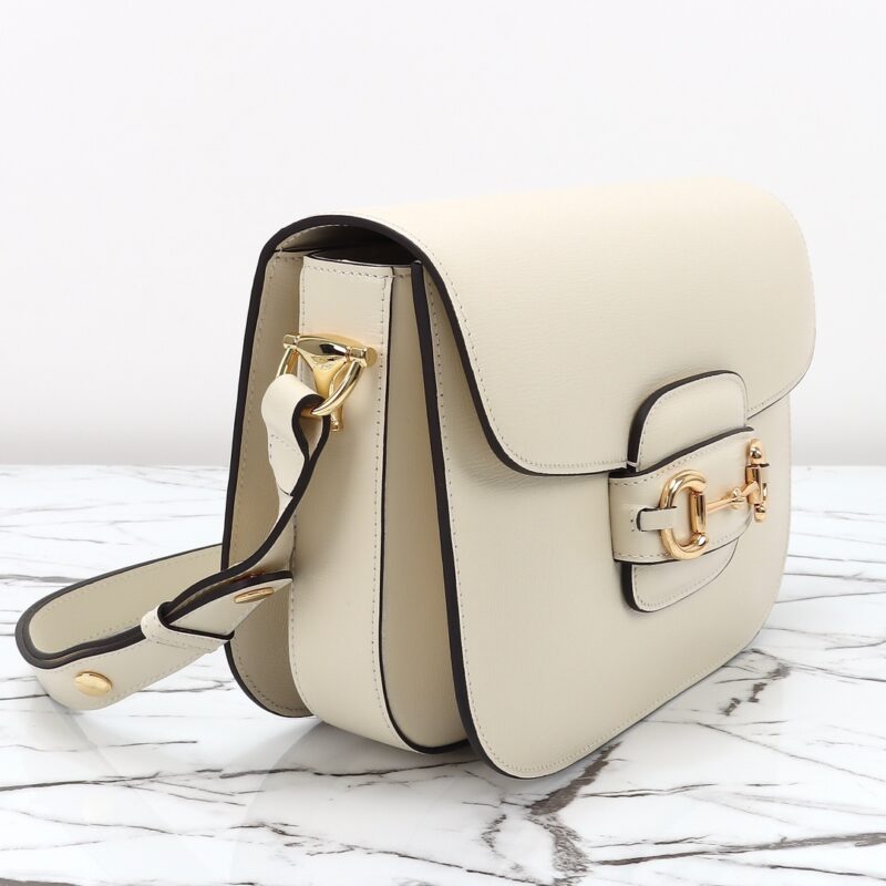 Replica Gucci G 1955 Horsebit White 7 Replica Gucci G 1955 Horsebit White - authentic-look luxury purse replica