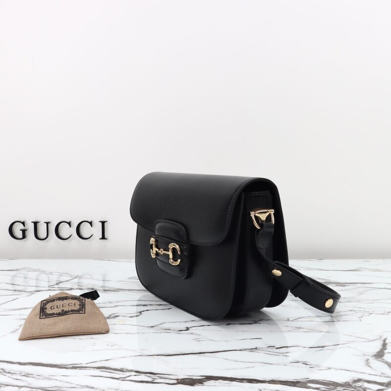 Replica Gucci G 1955 Horsebit Black 8 Replica Gucci G 1955 Horsebit Black - realistic designer-inspired fake bag