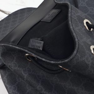 Replica Gucci GG Supreme Backpack Black 4 Replica Gucci GG Supreme Backpack Black - best-selling designer handbag dupe