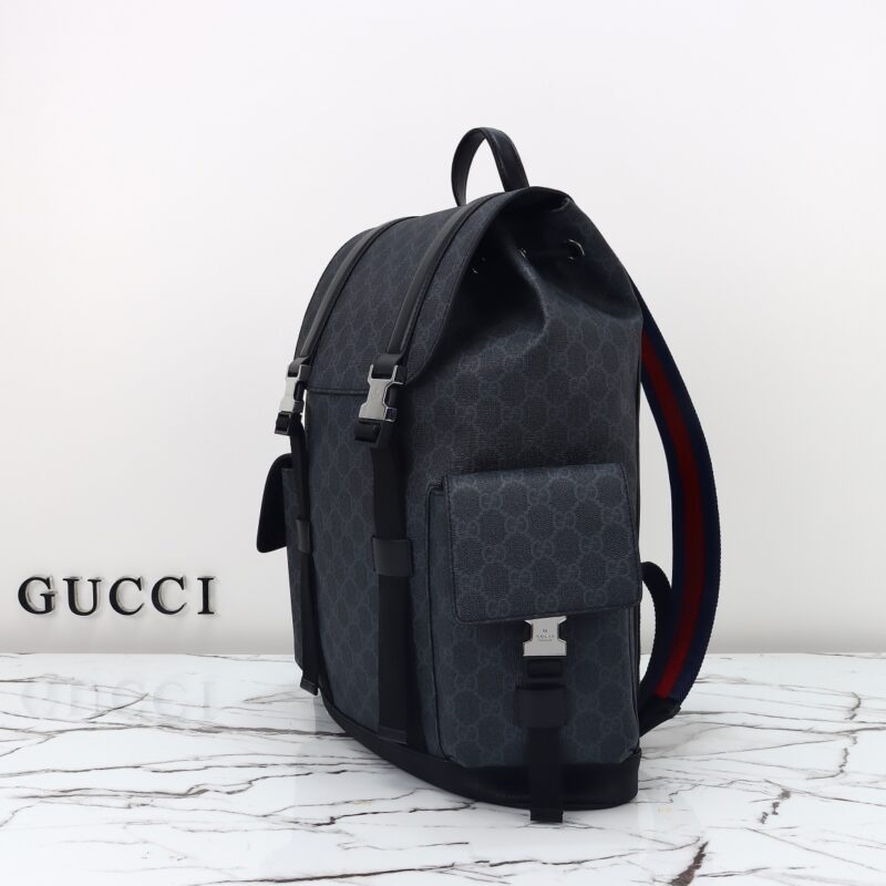 Replica Gucci GG Supreme Backpack Black 10 Replica Gucci GG Supreme Backpack Black - best quality luxury bag dupe