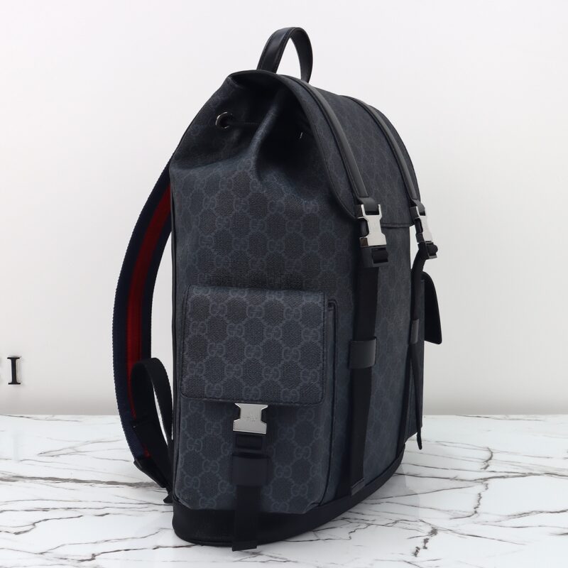 Replica Gucci GG Supreme Backpack Black 13 Replica Gucci GG Supreme Backpack Black - ultra-realistic fake designer tote