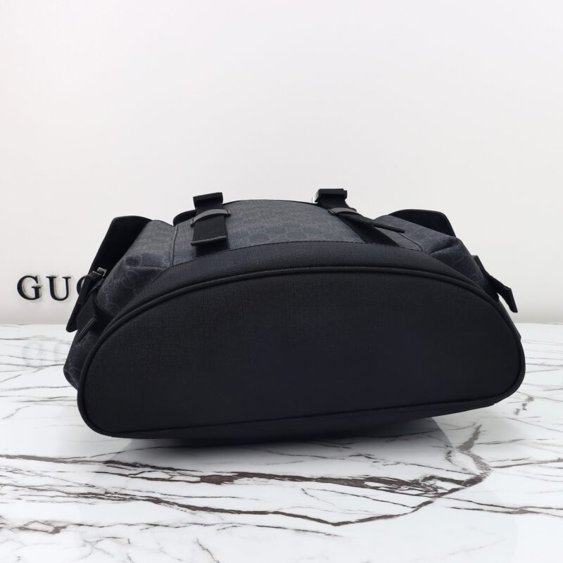 Replica Gucci GG Supreme Backpack Black 15 Replica Gucci GG Supreme Backpack Black - realistic designer-inspired fake bag