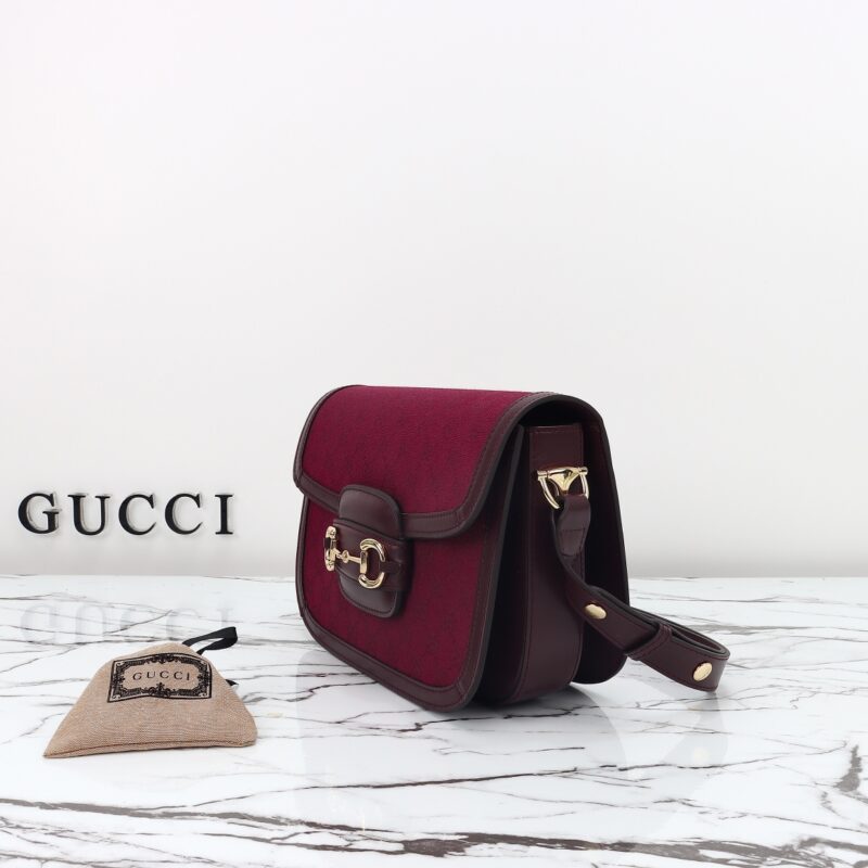 Replica Gucci G 1955 Horsebit Red Denim 5 Replica Gucci G 1955 Horsebit Red Denim - premium-grade designer purse dupe