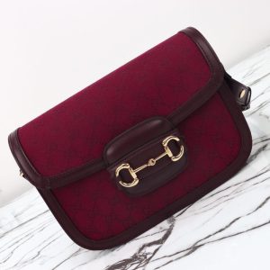 Replica Gucci G 1955 Horsebit Red Denim 10 Replica Gucci G 1955 Horsebit Red Denim - premium 1:1 fake handbag model
