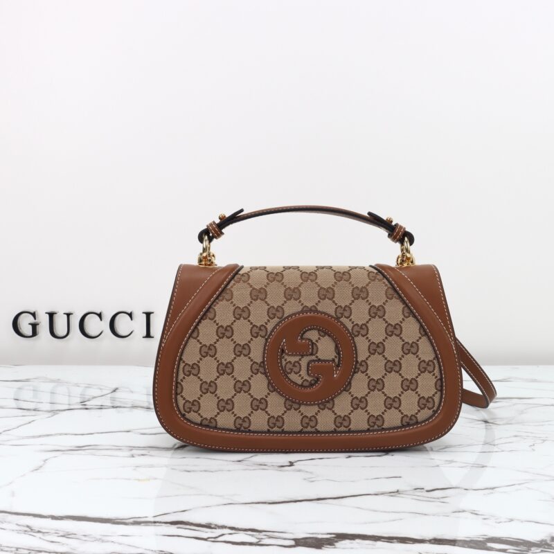 Replica Gucci Blondie Top Handle Brown 4 Replica Gucci Blondie Top Handle Brown - near-authentic luxury replica handbag