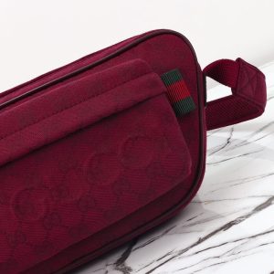 Replica Gucci Small GG Belt Bag Red 3 Replica Gucci Small GG Belt Bag Red - high-quality designer bag clone