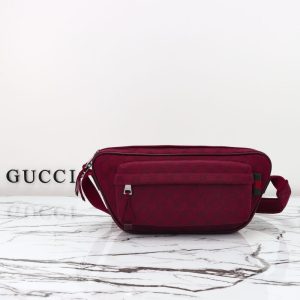 Replica Gucci Small GG Belt Bag Red 1 Replica Gucci Small GG Belt Bag Red - top-rated replica designer bag