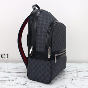 Replica Gucci GG Supreme Large Backpack 3 Replica Gucci GG Supreme Large Backpack - realistic designer-inspired fake bag