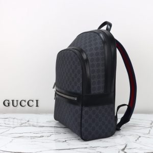 Replica Gucci GG Supreme Large Backpack 4 Replica Gucci GG Supreme Large Backpack - authentic-look luxury purse replica