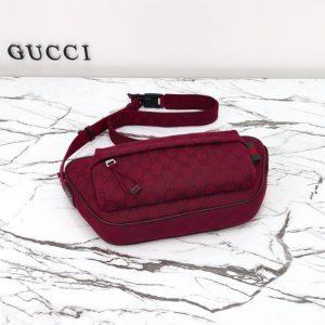 Replica Gucci Small GG Belt Bag Red 11 Replica Gucci Small GG Belt Bag Red - realistic designer-inspired fake bag