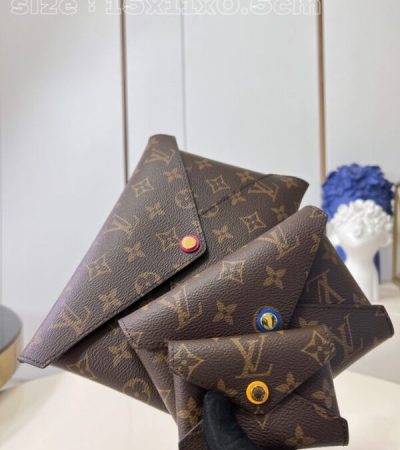 Replica Louis Vuitton Kirigami Pochette Pouch Brown - realistic designer-inspired fake bag