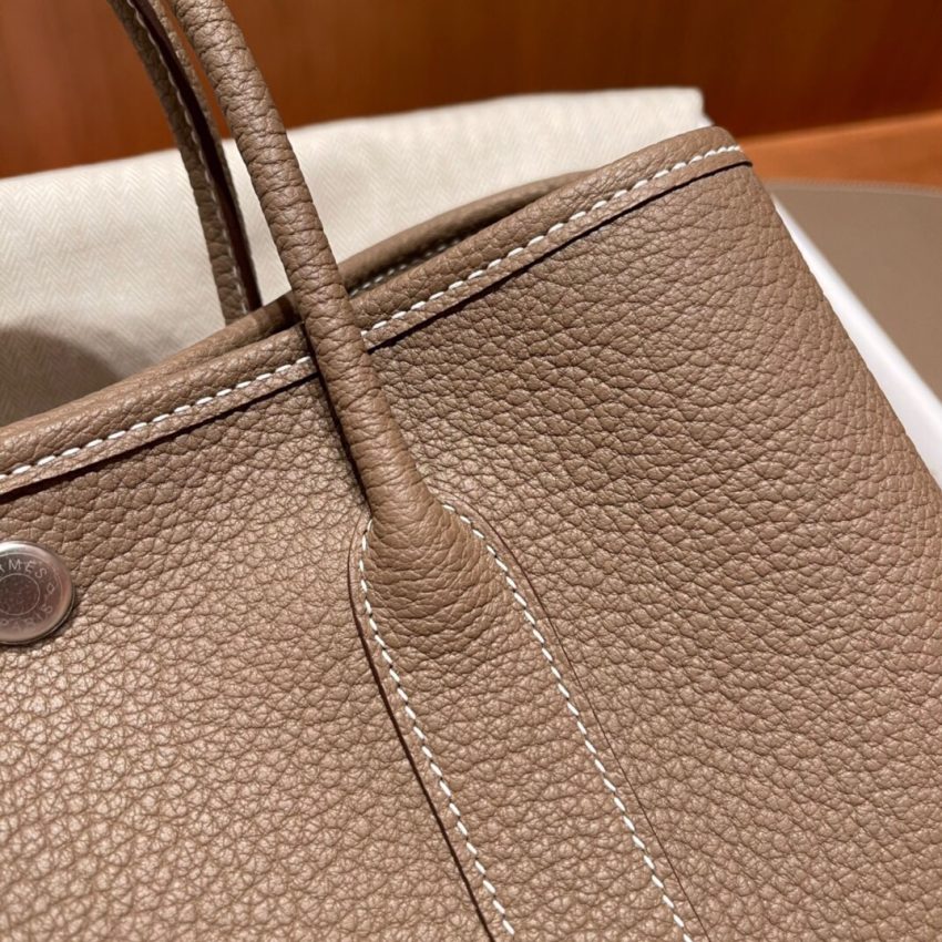 Replica Hermes Garden Party 30cm Etoupe 2 Replica Hermes Garden Party 30cm Etoupe - best-selling designer handbag dupe