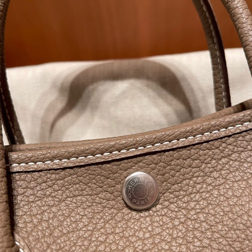 Replica Hermes Garden Party 30cm Etoupe 3 Replica Hermes Garden Party 30cm Etoupe - 1:1 designer replica handbag