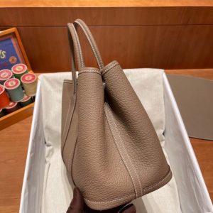Replica Hermes Garden Party 30cm Etoupe 5 Replica Hermes Garden Party 30cm Etoupe - elite superclone designer purse