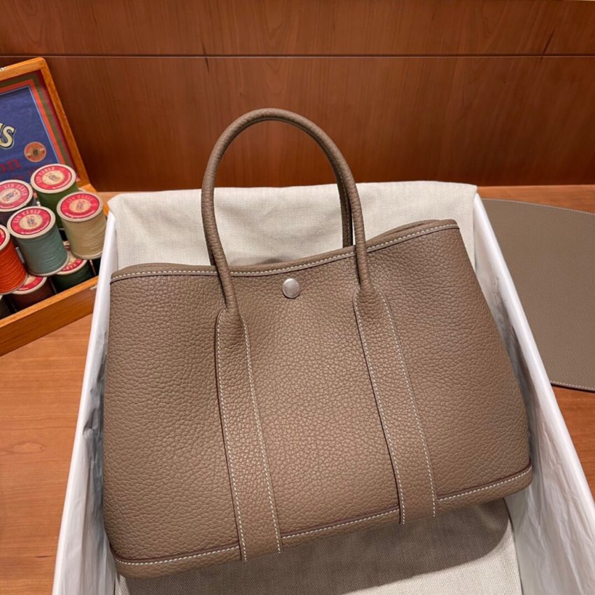 Replica Hermes Garden Party 30cm Etoupe 6 Replica Hermes Garden Party 30cm Etoupe - high-quality designer bag clone