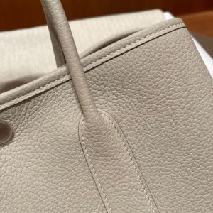 Replica Hermes Garden Party 30cm Negonda Beton 2 Replica Hermes Garden Party 30cm Negonda Beton - authentic-look luxury purse replica