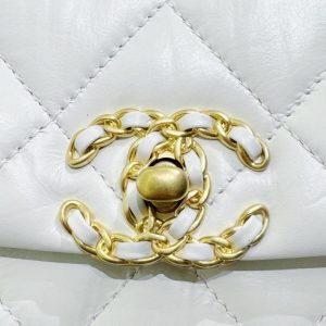 Replica CHANEL 19 Mini Flap White Bag 6 Replica CHANEL 19 Mini Flap White Bag - best quality luxury bag dupe
