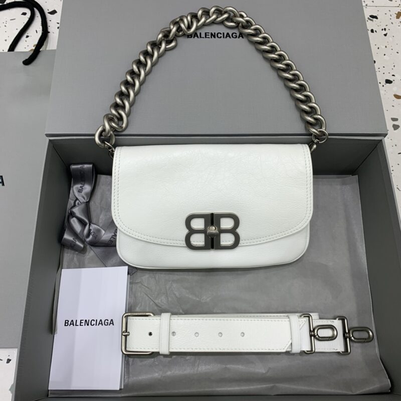 Replica Balenciaga Small BB White 1 Replica Balenciaga Small BB White - premium-grade designer purse dupe