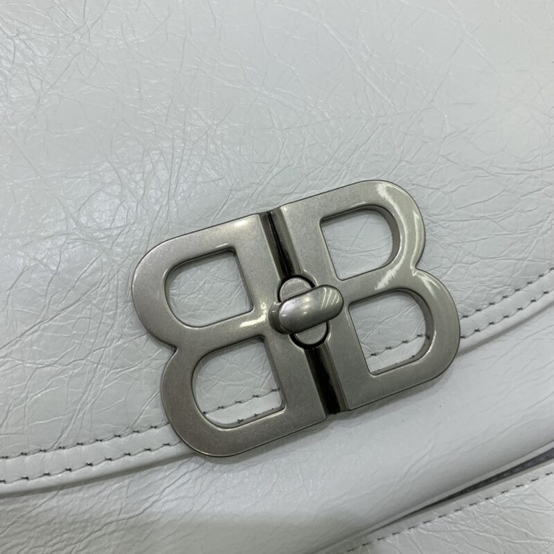 Replica Balenciaga Small BB White 3 Replica Balenciaga Small BB White - realistic designer-inspired fake bag