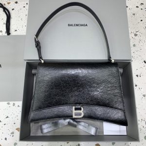 Replica Balenciaga Crush Large Black Silver 1 Replica Balenciaga Crush Large Black Silver - high-accuracy replica luxury purse