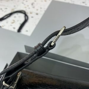 Replica Balenciaga Crush Large Black Silver 4 Replica Balenciaga Crush Large Black Silver - top-rated replica designer bag