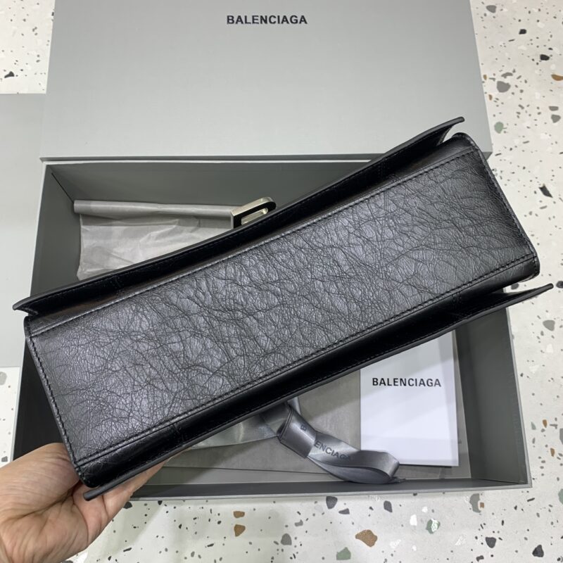 Replica Balenciaga Crush Large Black Silver 6 Replica Balenciaga Crush Large Black Silver - top-rated replica designer bag