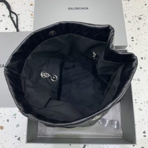 Replica Balenciaga Monaco Black Silver 8 Replica Balenciaga Monaco Black Silver - premium 1:1 fake handbag model