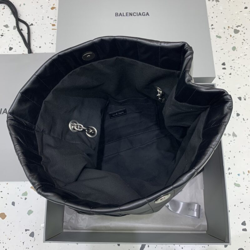 Replica Balenciaga Monaco Black Silver 8 Replica Balenciaga Monaco Black Silver - premium 1:1 fake handbag model