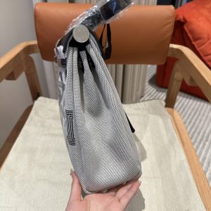 Replica Hermes Herbag 31cm Circuit Black 3 Replica Hermes Herbag 31cm Circuit Black - near-authentic luxury replica handbag