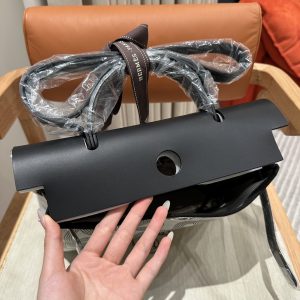 Replica Hermes Herbag 31cm Circuit Black 6 Replica Hermes Herbag 31cm Circuit Black - premium 1:1 fake handbag model
