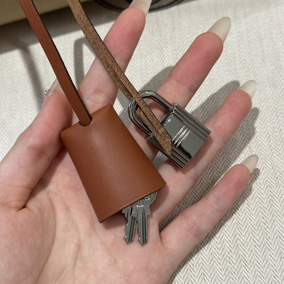 Replica Hermes Herbag 31cm Brown Canvas 11 Replica Hermes Herbag 31cm Brown Canvas - 1:1 designer replica handbag