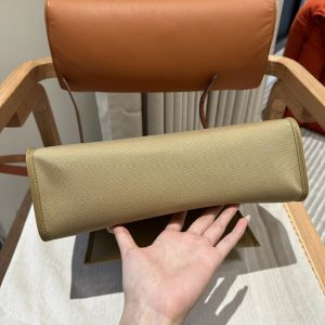 Replica Hermes Herbag 31cm Brown Canvas 13 Replica Hermes Herbag 31cm Brown Canvas - premium-grade designer purse dupe