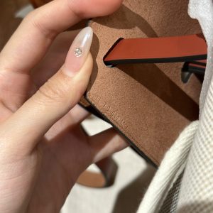 Replica Hermes Herbag 31cm Beige Red - high-accuracy replica luxury purse