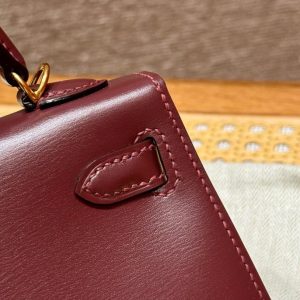 Replica Hermes Kelly Rouge Box - near-authentic luxury replica handbag