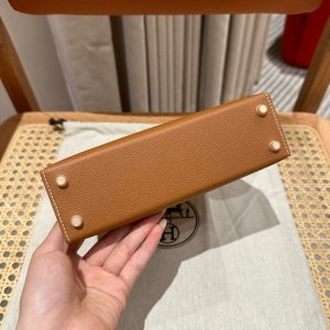 Replica Hermes Kelly Brown Epsom Gold 2 Replica Hermes Kelly Brown Epsom Gold - ultra-realistic fake designer tote