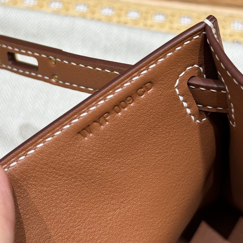 Replica Hermes Kelly Pochette Swift Brown 14 Replica Hermes Kelly Pochette Swift Brown - authentic-look luxury purse replica