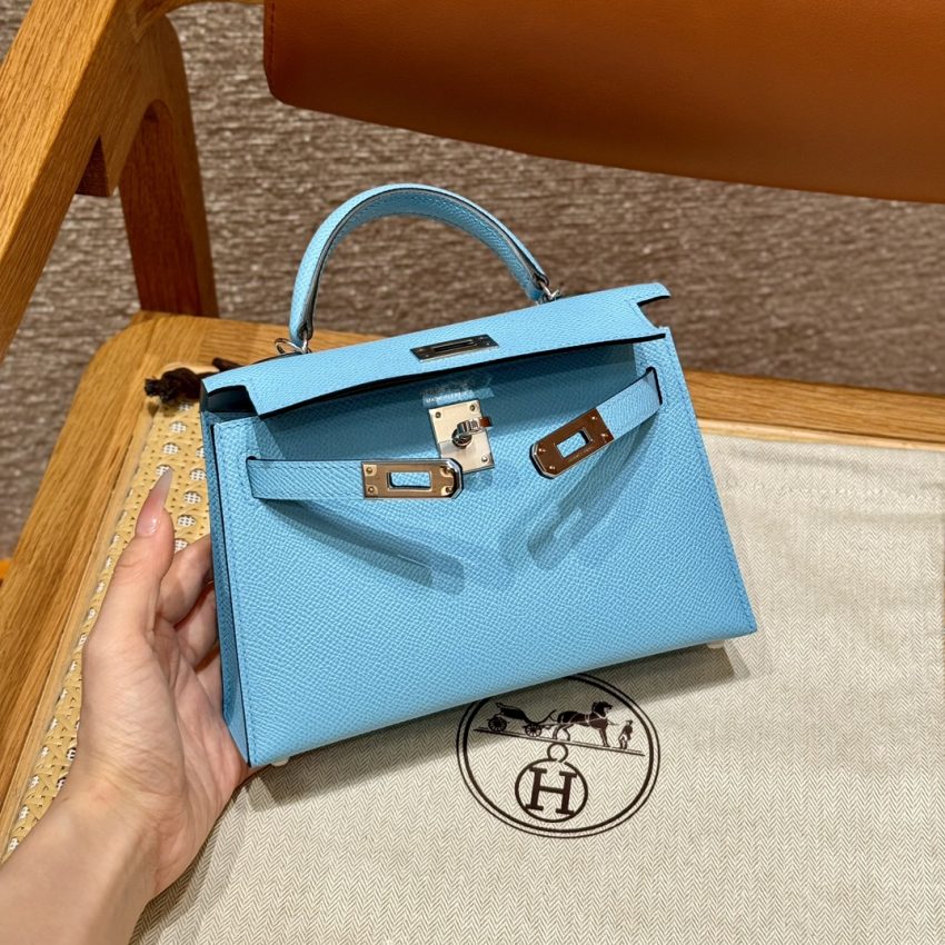 Replica Hermes Kelly Celeste Epsom 2 Replica Hermes Kelly Celeste Epsom - high-accuracy replica luxury purse